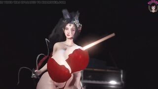 Lol Very Thick Ahri. Full Nude Sexy Dance