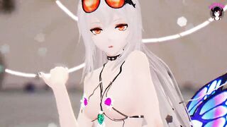Skadi x Surtr - Sexy Dance + Sex With Insect (3D HENTAI)