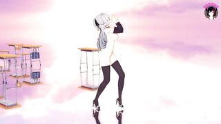 Big Ass Girl - Hot Full Nude Dance In Sexy Stockings (3D HENTAI)