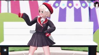 Kotoba - Cute Teen Dancing + Gradual Undressing (3D HENTAI)