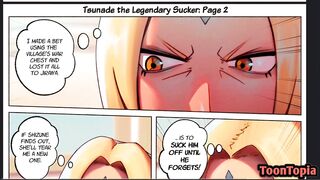 Adult Comics: Tsunade Legendary Cock Sucker & Hinata Cheating on Naruto Parody Cartoon Comics