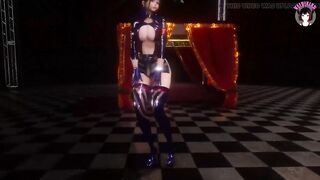 Laysha - Sexy Asian Girl Dancing + Gradual Undressing (3D HENTAI)