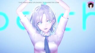 Shani - Sexy 3 Teens Dancing + Gradual Undressing (3D HENTAI)