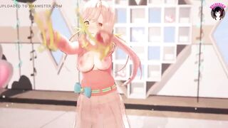 Cutie Kitten Girl - Sexy Dancing + Gradual Undressing (3D HENTAI)
