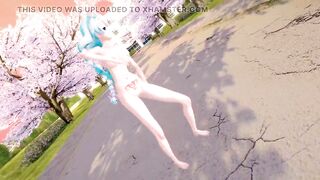 Honkai Impact Kiana Kaslana Hentai Nude Dance Mmd 3D Blue Hair Color Edit Smixix