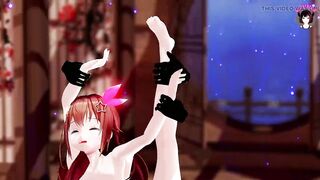 Sexy Redhead Girl Fucked By Multiple Cocks & Hands (3D HENTAI)