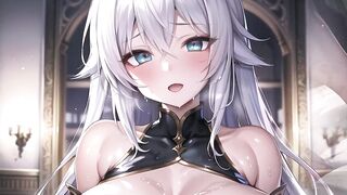 Big Tits Anime Girls Spread Legs With Wet Pussy (with pussy masturbation ASMR sound!) Uncensored Hentai