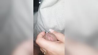 Step mom with sexy nails give step son a handjob treat on his birthday