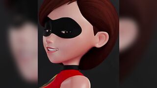 Helen Parr ( The Incredibles ) - Tags lessons: Assjob ( 4K )