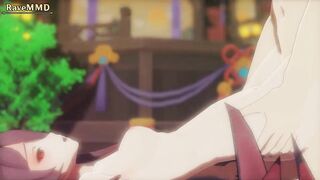 Hu Tao gets Double Penetrated