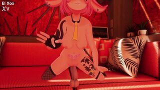 el XoX VTuber Fucks Herself with a Dildo Toy