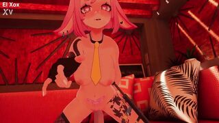 el XoX VTuber Fucks Herself with a Dildo Toy