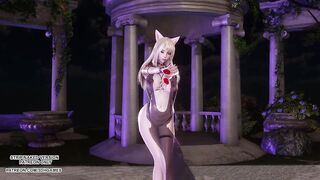 [MMD] JISOO - FLOWER Ahri Sexy Kpop Dance League of Legends Uncensored Hentai 4K 60FPS