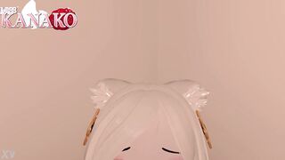 HOODIE wearing CATGIRL gets FUCKED and MOANS like CRAZY!!!!