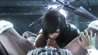 Yuffie ( Final Fantasy 7 ) ride a great cock