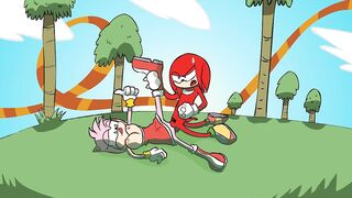 Amy x Knuckles Fucking! Rule34