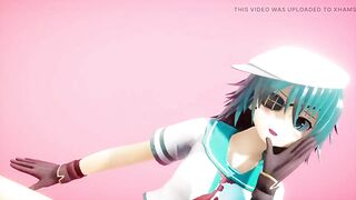 Kancolle Kiso Dance and Sex Cowgirl Creampie Undress NSFW Mmd 3D