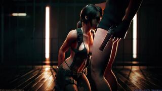 QUIET GIVES VERY GOOD BLOWJOBS! | Metal Gear [HD] 3D Animation |