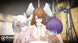 The Ouroboros Bathhouse | Xenoblade Chronicles 3 Animation