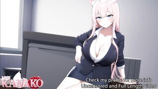 [ASMR Audio & Video] I give you a special break to FUCK and POUND my TIGHT PUSSY!!!! CATGIRL BOSS ROLEPLAY!!!!