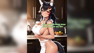 Hentai Captions - Dinner, Bath or - Sex? / Your Horny Girlfriend part 1