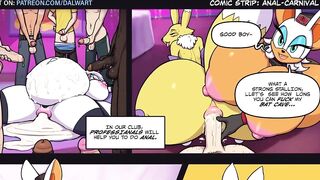 Animated comic "Anal Carnival" page 3