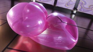 Zero Suit Yae Balloon Stuffing Inflation | Glossy Tempo