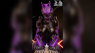 Niki Valkyr Warframe POV Riding 3D Animation