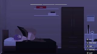 A friend fucks his gamer girlfriend ( PORN GAME )