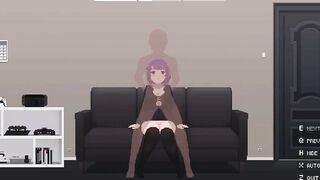 A friend fucks his gamer girlfriend ( PORN GAME )