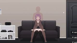 A friend fucks his gamer girlfriend ( PORN GAME )