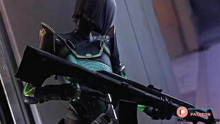 Viper Valorant Fucked Hard In The Hallway | Blender Valorant Exclusive Hentai 4K 60 FPS