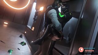 Viper Valorant Fucked Hard In The Hallway | Blender Valorant Exclusive Hentai 4K 60 FPS