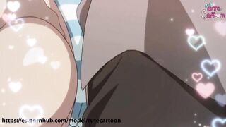 HOT vampire - SUCKS CUM to survive - (Hentai Itadaki Seieki / Best clips part 2) - Cute [CARTOON]