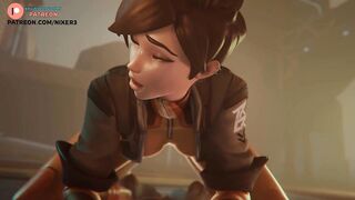 TRACER ANAL FUCKING AND CREAMPIED | OVERWATCH BLENDER HENTAI 4K 60FPS 2023