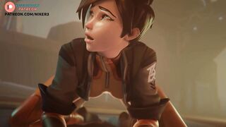TRACER ANAL FUCKING AND CREAMPIED | OVERWATCH BLENDER HENTAI 4K 60FPS 2023