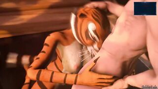Tiger From Kung Fuu PAnda Love Hard Anal in 4k UHD