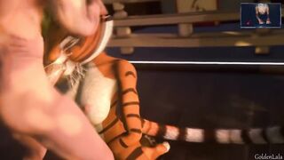 Tiger From Kung Fuu PAnda Love Hard Anal in 4k UHD