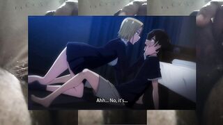 Surprise sex plan with boyfriend in public toilet first time college anime hentai cartoon animation