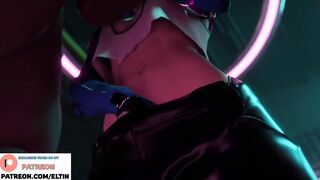 Cyberpunk Sex Doll Serves Client With Deep Blowjob ????| Hottest Blender Hentai Cyberpunk 2077 4K 60fp