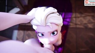 ELSA DO AMAZING BLOWJOB AND GETTING CUM - FROZEN 60 FPS High Quality Hentai 3D Animated 4K