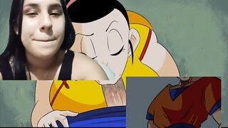 Goku gives him his milk with a tremendous fuck