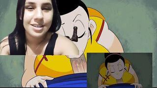 Goku gives him his milk with a tremendous fuck