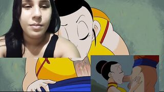 Goku gives him his milk with a tremendous fuck