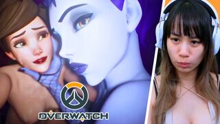 I watched Futa Overwatch Widowmaker absolutely dominate Tracer...
