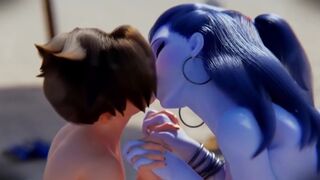 3D Hentai: Overwatch Widowmaker and Tracer fucked Uncensored 3D