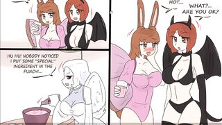 RWBY Lesbian & Yuri & Girls Only The Halloween Party Comic Porn