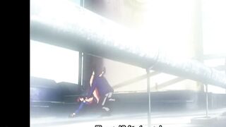 Hentai anime Sex on roof