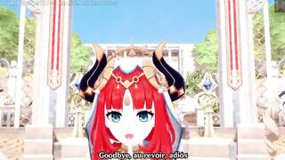 Genshin Impact: 【MMD】EVERGLOW - Adios REMAKE (Nilou, Ayaka, Barbara)