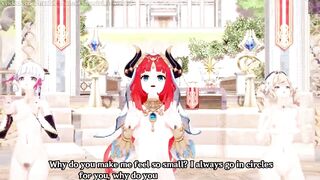 Genshin Impact: 【MMD】EVERGLOW - Adios REMAKE (Nilou, Ayaka, Barbara)